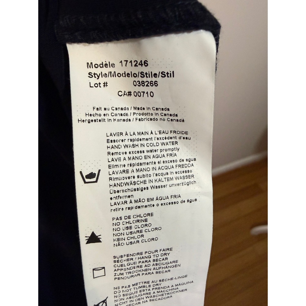 Joseph Ribkoff Cocktail Dress Womens 14 Navy Blue Asymmetrical Ruffle 171246 - Picture 8 of 10